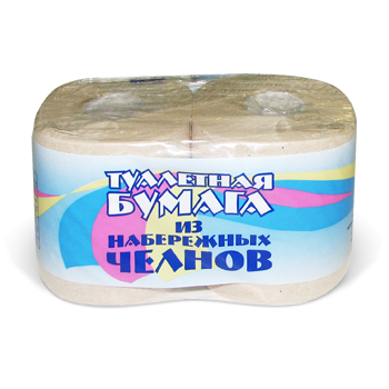 Туалетная бумага на гильзе 2-х штучная